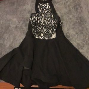 black dress